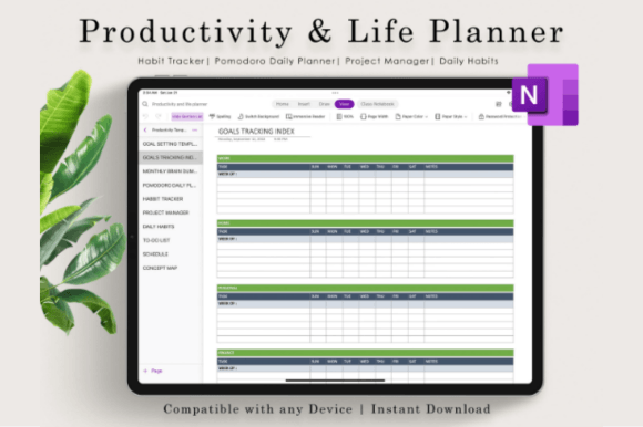 Download Onenote Digital Planner, Project Planner - Project Collection