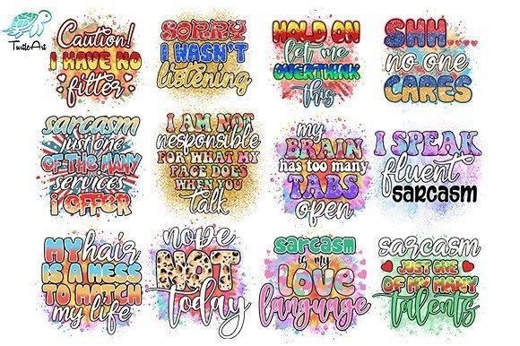 Download Funny Sarcastic Sublimation Bundle - Funny Collection