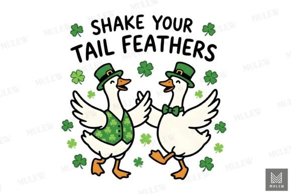 Download St.Patrick's Day Funny Goose Png Design - Funny Collection