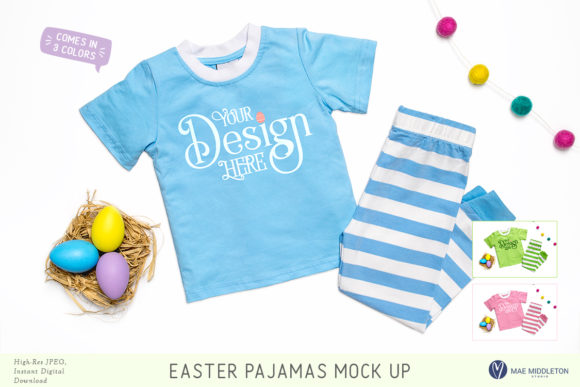 Download Easter Pajamas Mock Up - Premium Resources